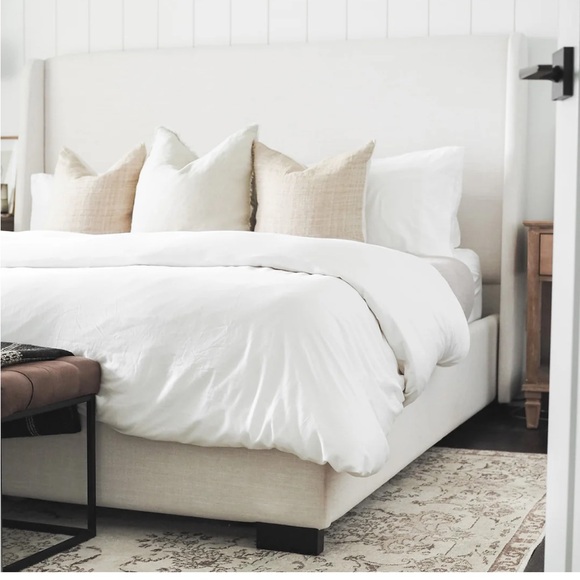 Simply Organic Bamboo comforter white king + duvet cover
